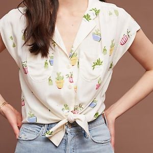 ANTHROPOLOGIE MAEVE RAFFINE CACTUS